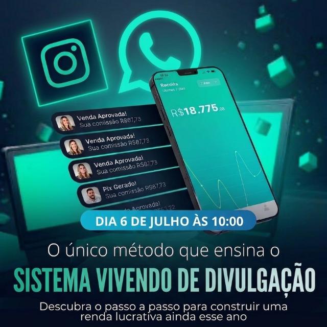 Até R$ 5.300,00 GARANTIDO, apenas com o seu celular inicio dia 06/07 ás 10 hrs