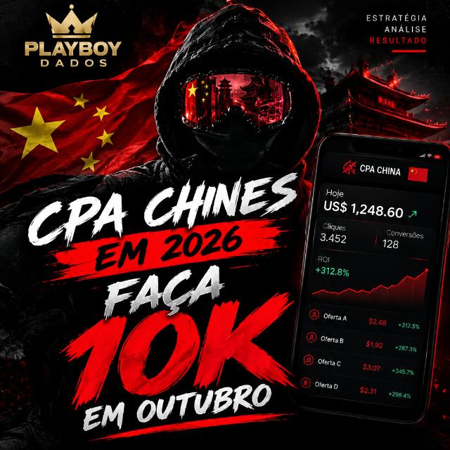 PLAYBOY - CPA CHINÊS 👨🏻💻🇨🇳